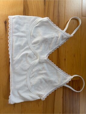 Primark White Lace-Trim Bralette